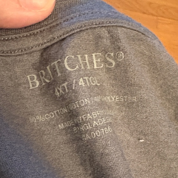 Geometric Pattern charcoal Men's Tee - Picture 3 of 3